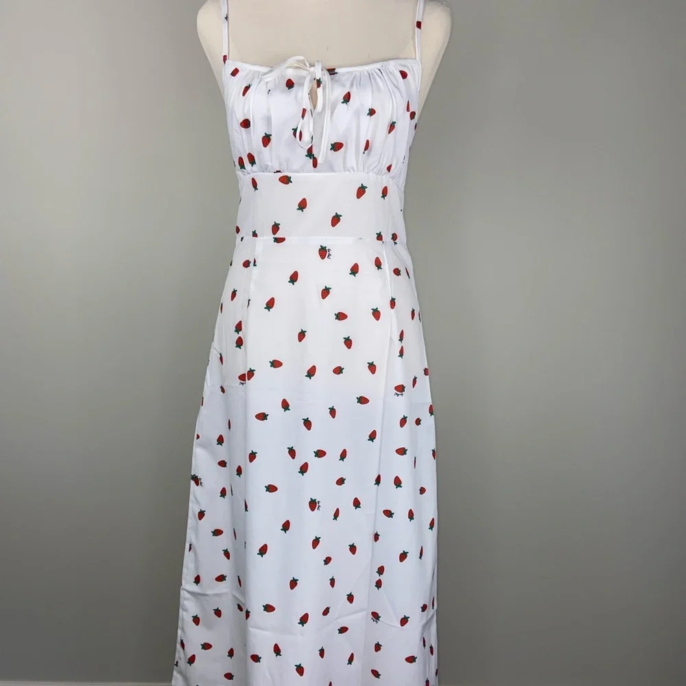 The Strawberry Midi Dress - Picture 3 of 11